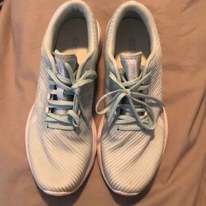 Mint green/teal ASICS